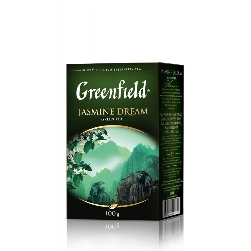 Чай зеленый Greenfield Jasmine Dream листовой, 100г